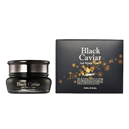 Crema de fata, Black Caviar Anti-Wrinkle, Holika Holika, 50 ml