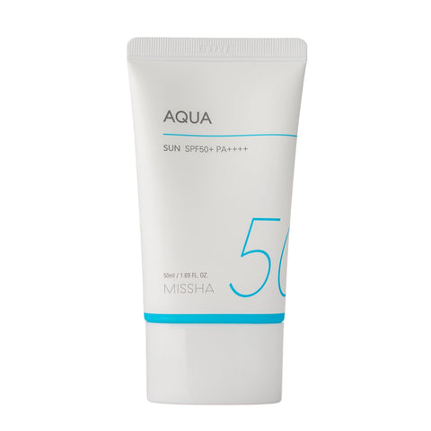 Gel de protectie solara, All Around Safe Block Aqua Sun Gel SPF50+/PA++++, Missha, 50 ml