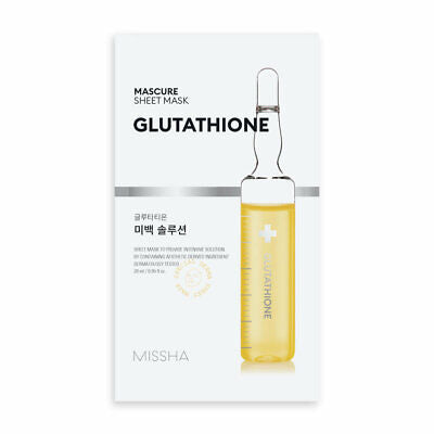 Masca faciala iluminatoare cu Glutation, Missha, 28ml