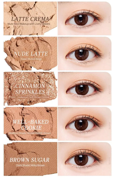 Paleta farduri Play Color Eyes, ESPRESSO, Etude, 7g