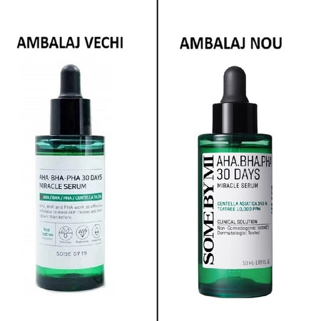 Serum cu AHA, BHA si PHA 30 Days Miracle Serum, SOME BY MI, 50 ml