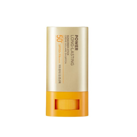 Crema de fata tip stick cu SPF50+ PA++++, POWER LONG-LASTING SUNSCREEN STICK, The Face Shop, 18g