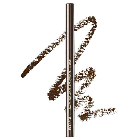 Eyeliner Powerproof Super Slim, Choco Brown, The Saem, 0.1 g